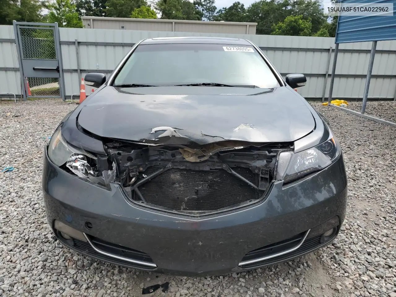 2012 Acura Tl VIN: 19UUA8F51CA022962 Lot: 62738095