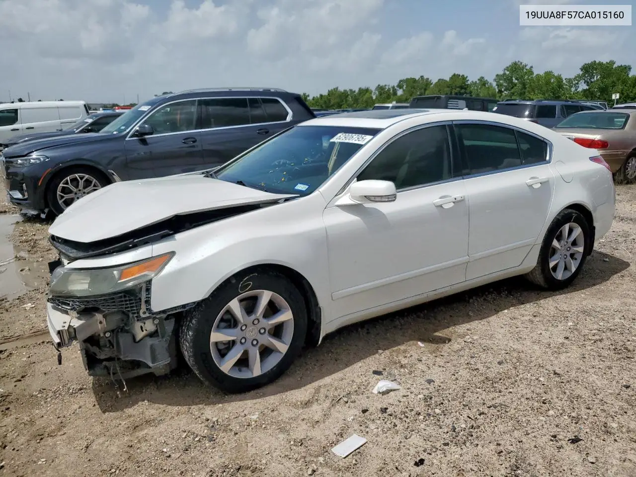 2012 Acura Tl VIN: 19UUA8F57CA015160 Lot: 62906795