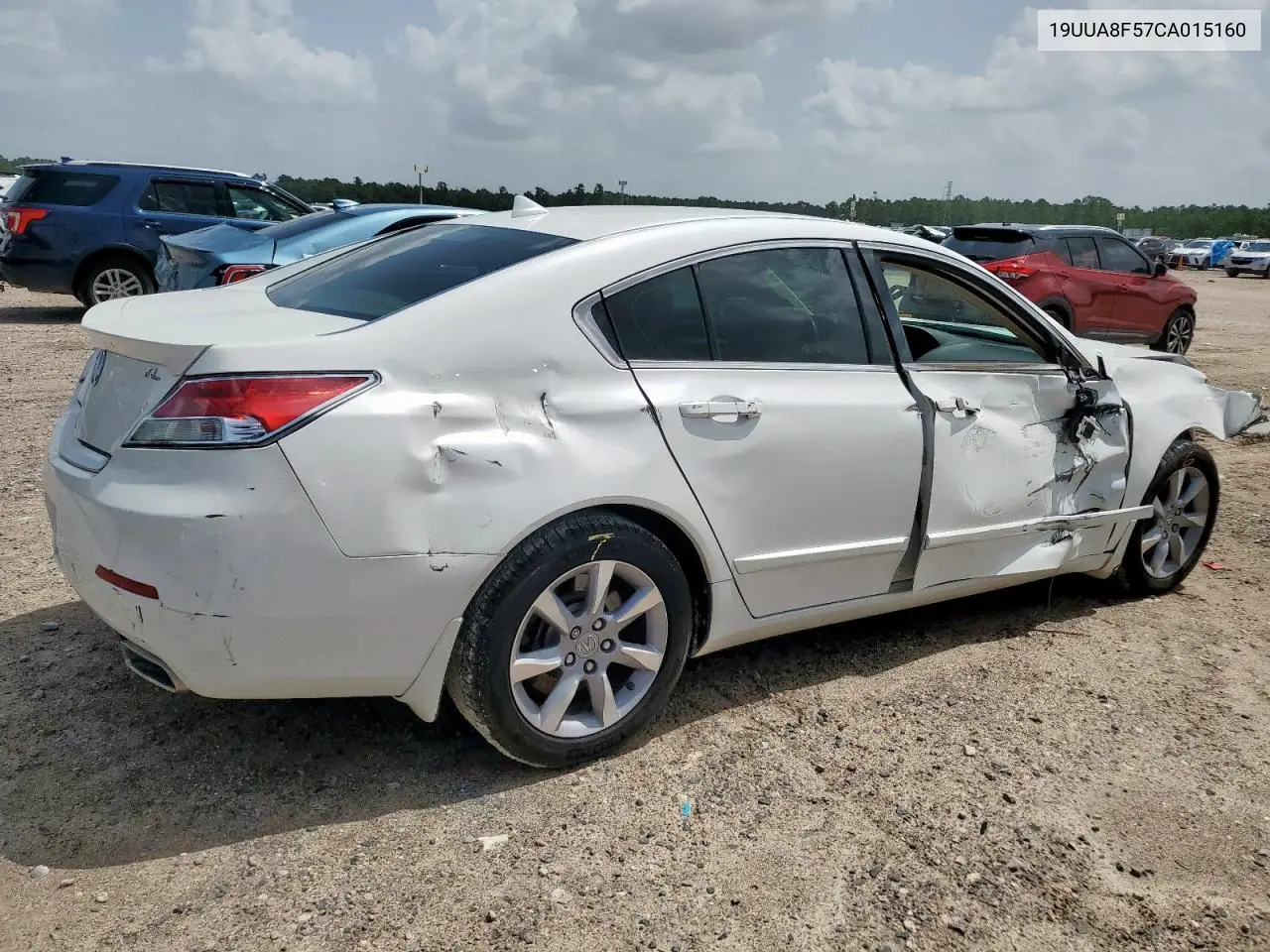 2012 Acura Tl VIN: 19UUA8F57CA015160 Lot: 62906795