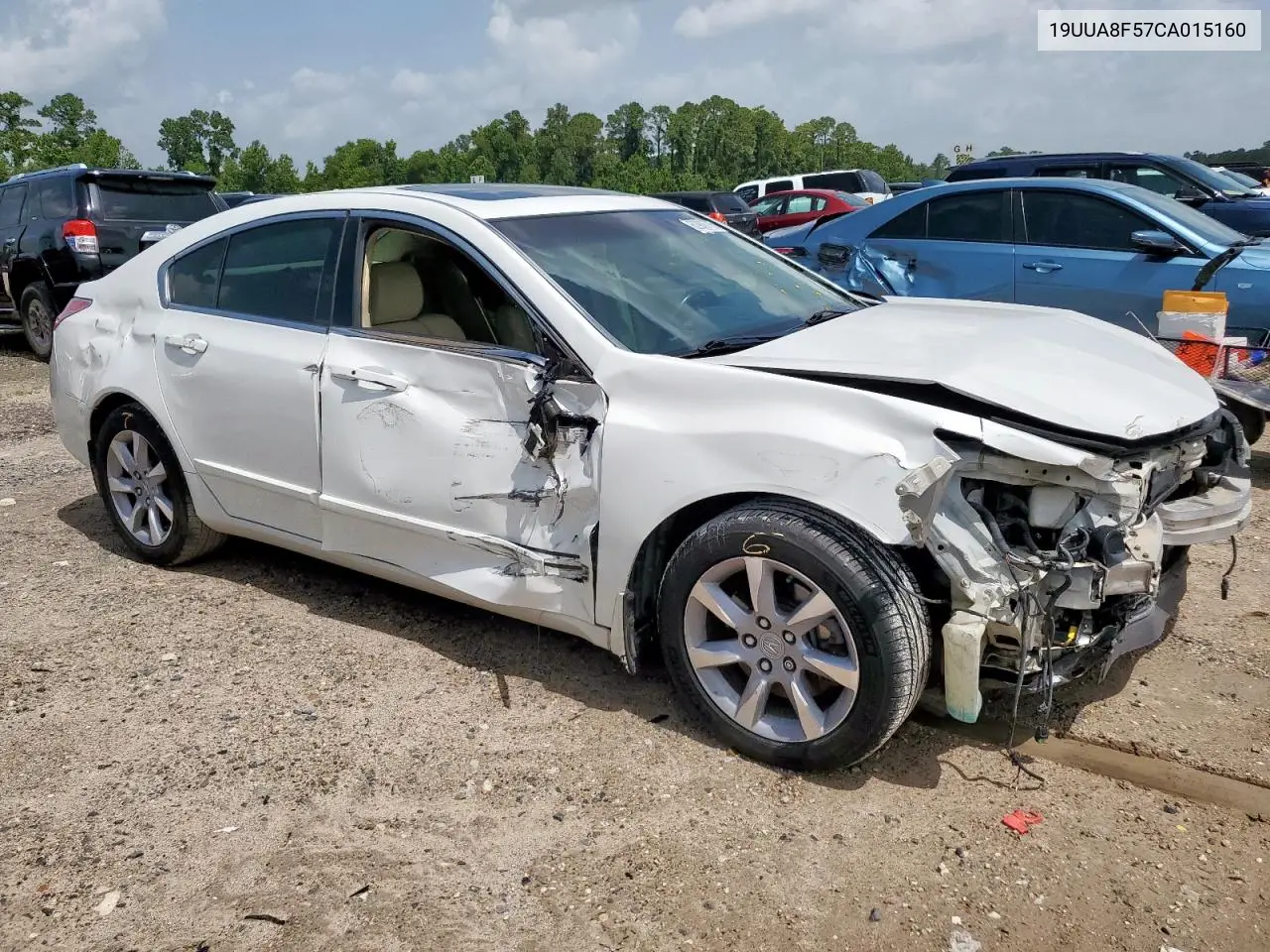 2012 Acura Tl VIN: 19UUA8F57CA015160 Lot: 62906795