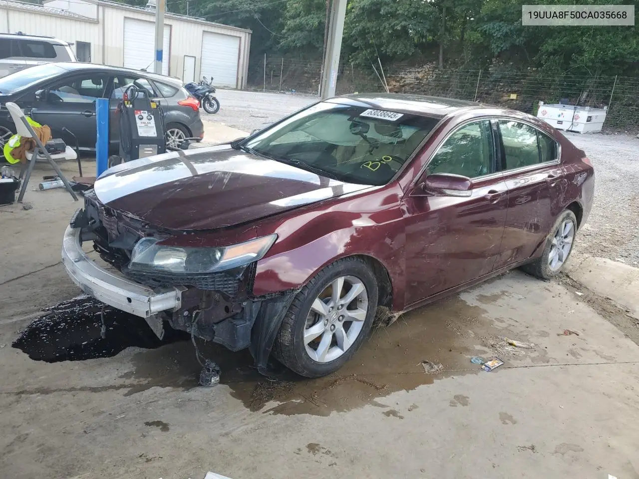 2012 Acura Tl VIN: 19UUA8F50CA035668 Lot: 63038645