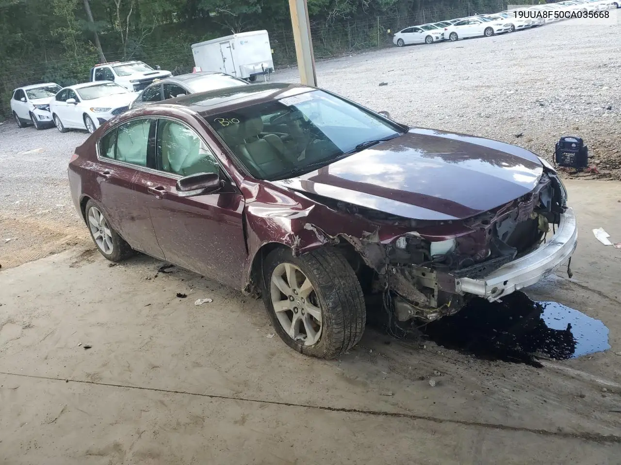 2012 Acura Tl VIN: 19UUA8F50CA035668 Lot: 63038645