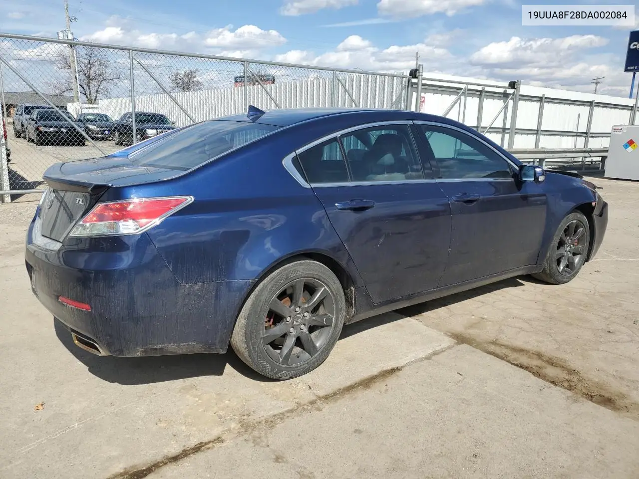 2013 Acura Tl VIN: 19UUA8F28DA002084 Lot: 50322995