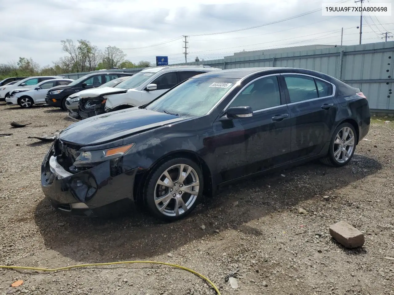 2013 Acura Tl Advance VIN: 19UUA9F7XDA800698 Lot: 55333205