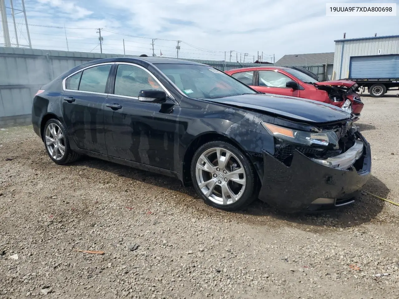 2013 Acura Tl Advance VIN: 19UUA9F7XDA800698 Lot: 55333205