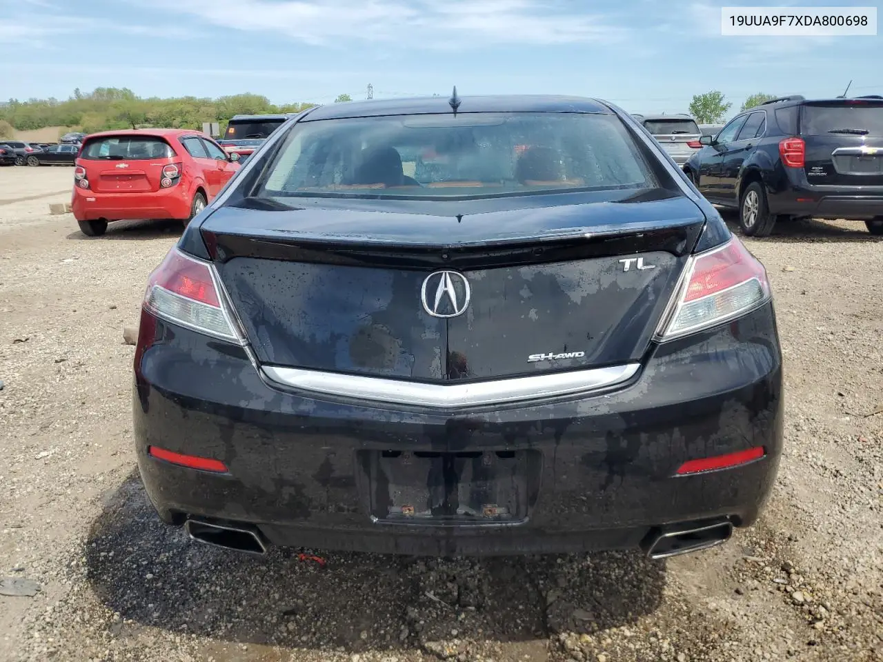 2013 Acura Tl Advance VIN: 19UUA9F7XDA800698 Lot: 55333205