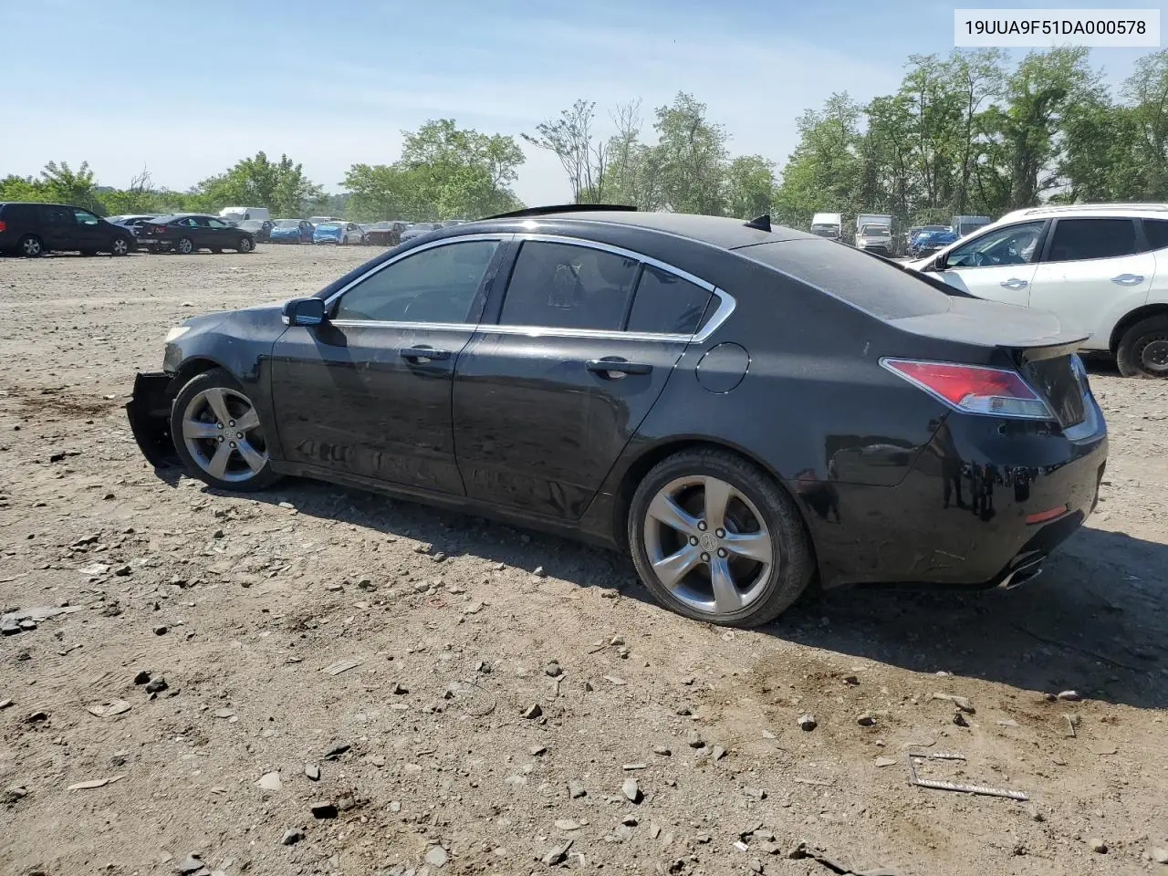2013 Acura Tl Tech VIN: 19UUA9F51DA000578 Lot: 56524425