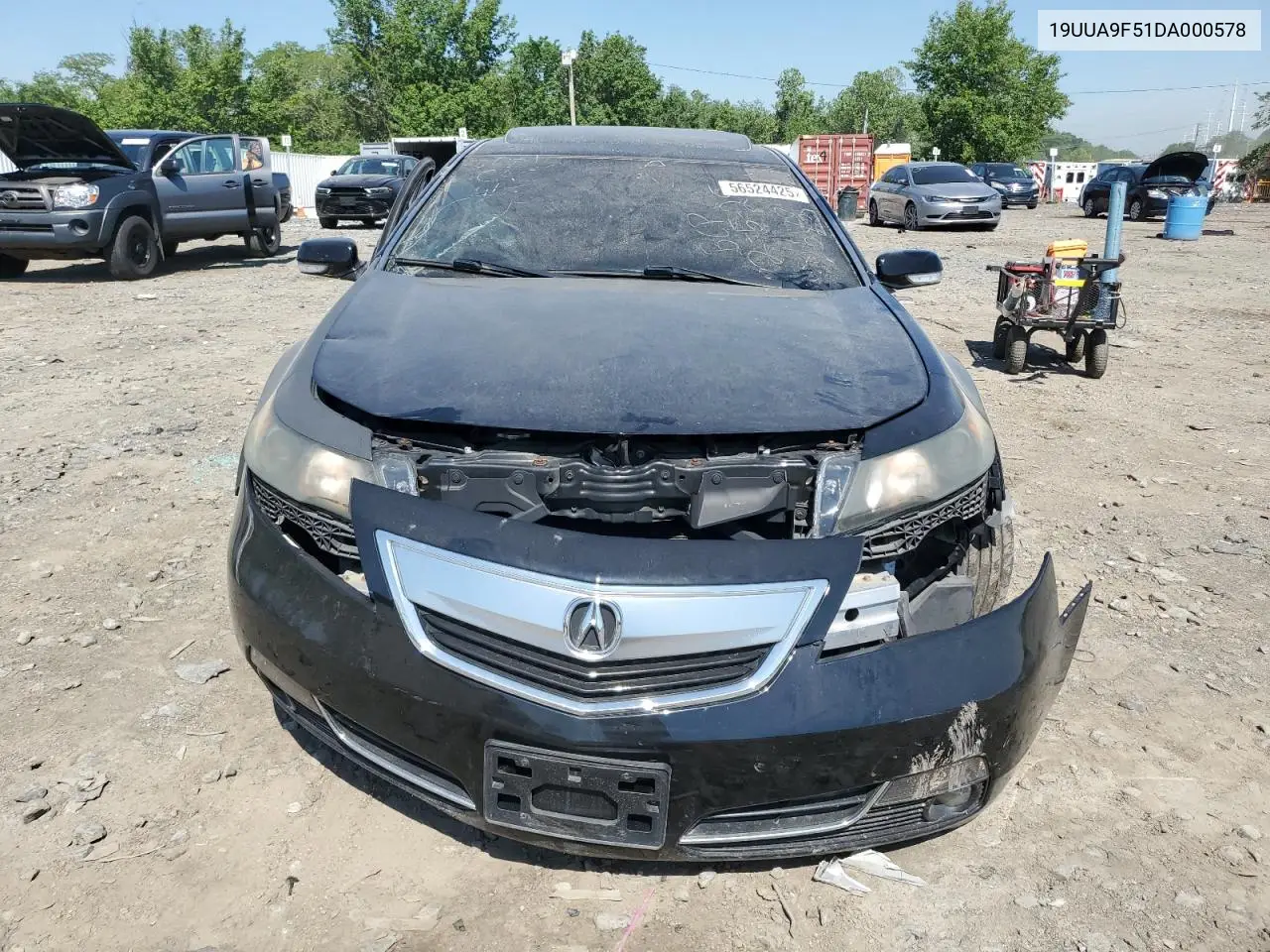 2013 Acura Tl Tech VIN: 19UUA9F51DA000578 Lot: 56524425