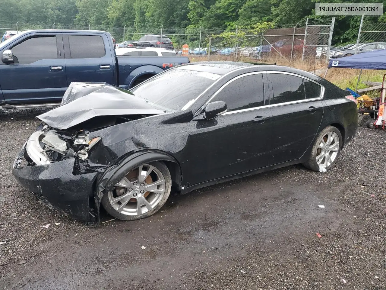 2013 Acura Tl Advance VIN: 19UUA9F75DA001394 Lot: 56843725