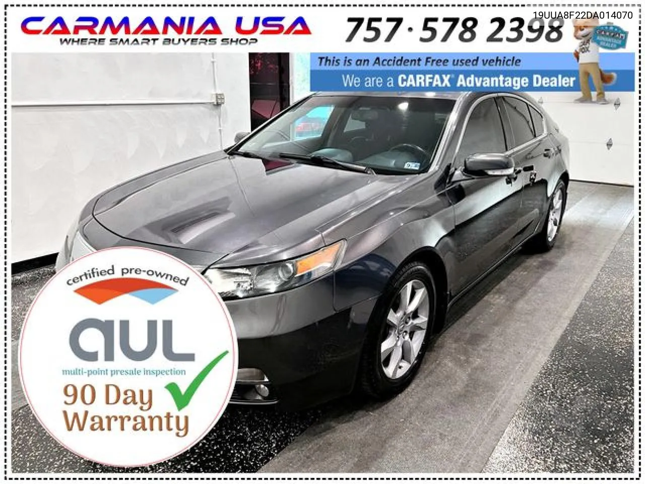 2013 Acura Tl VIN: 19UUA8F22DA014070 Lot: 60563462