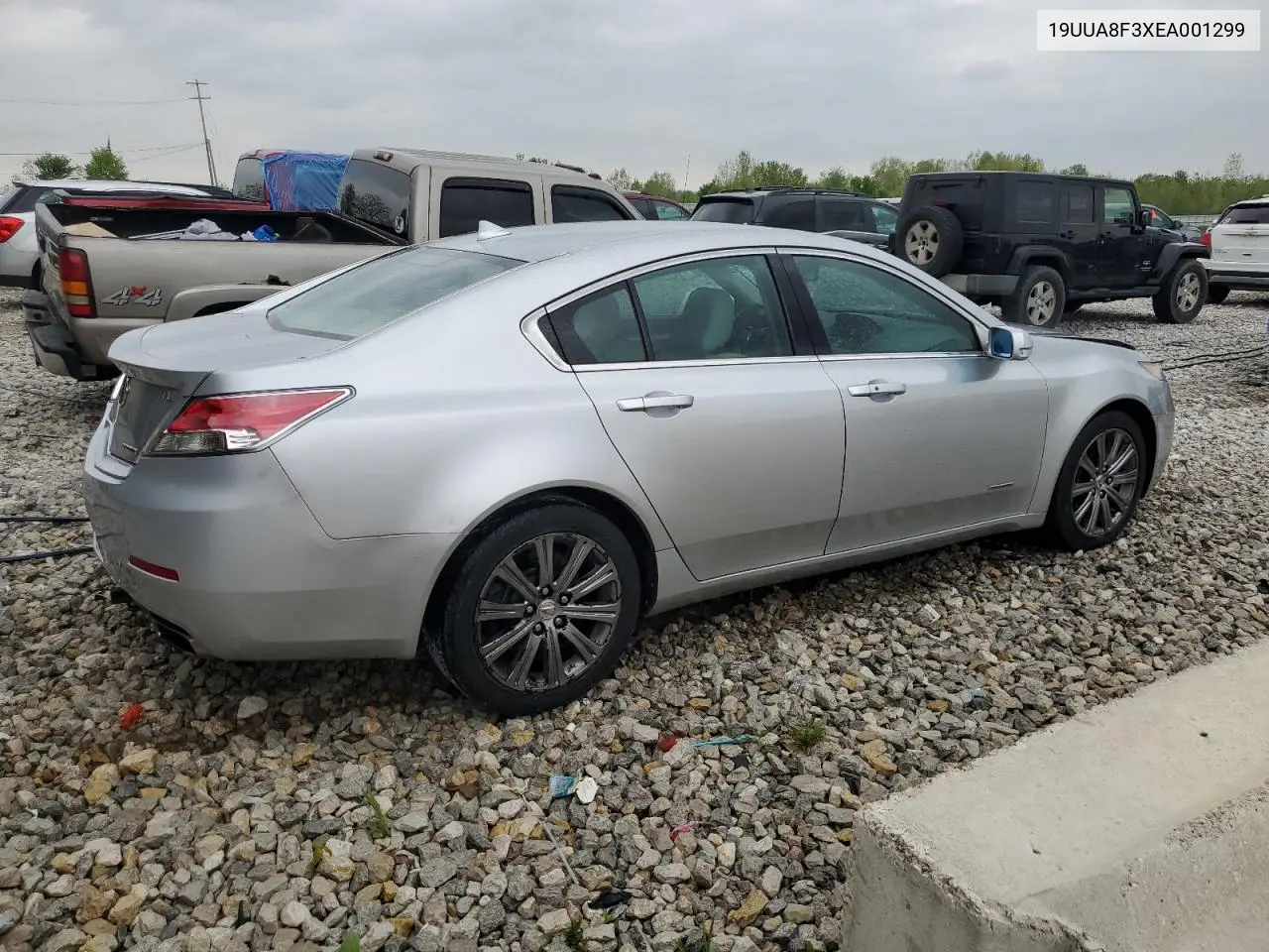 2014 Acura Tl Se VIN: 19UUA8F3XEA001299 Lot: 56753555
