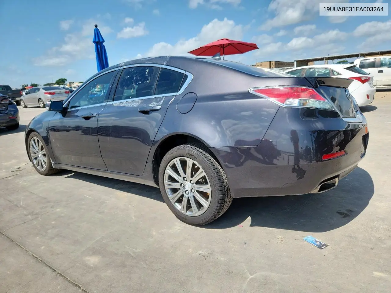 2014 Acura Tl Se VIN: 19UUA8F31EA003264 Lot: 61972895