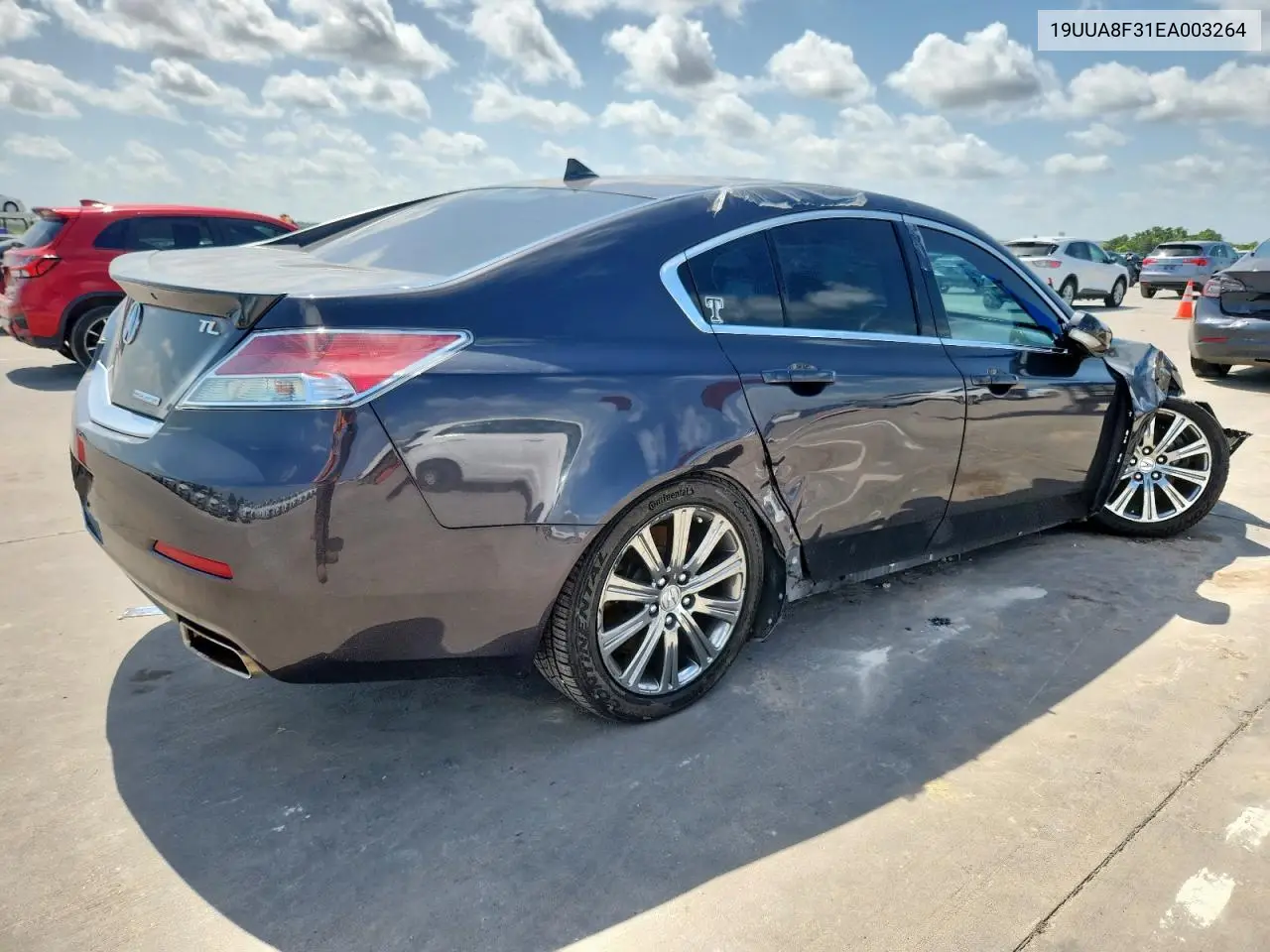 2014 Acura Tl Se VIN: 19UUA8F31EA003264 Lot: 61972895
