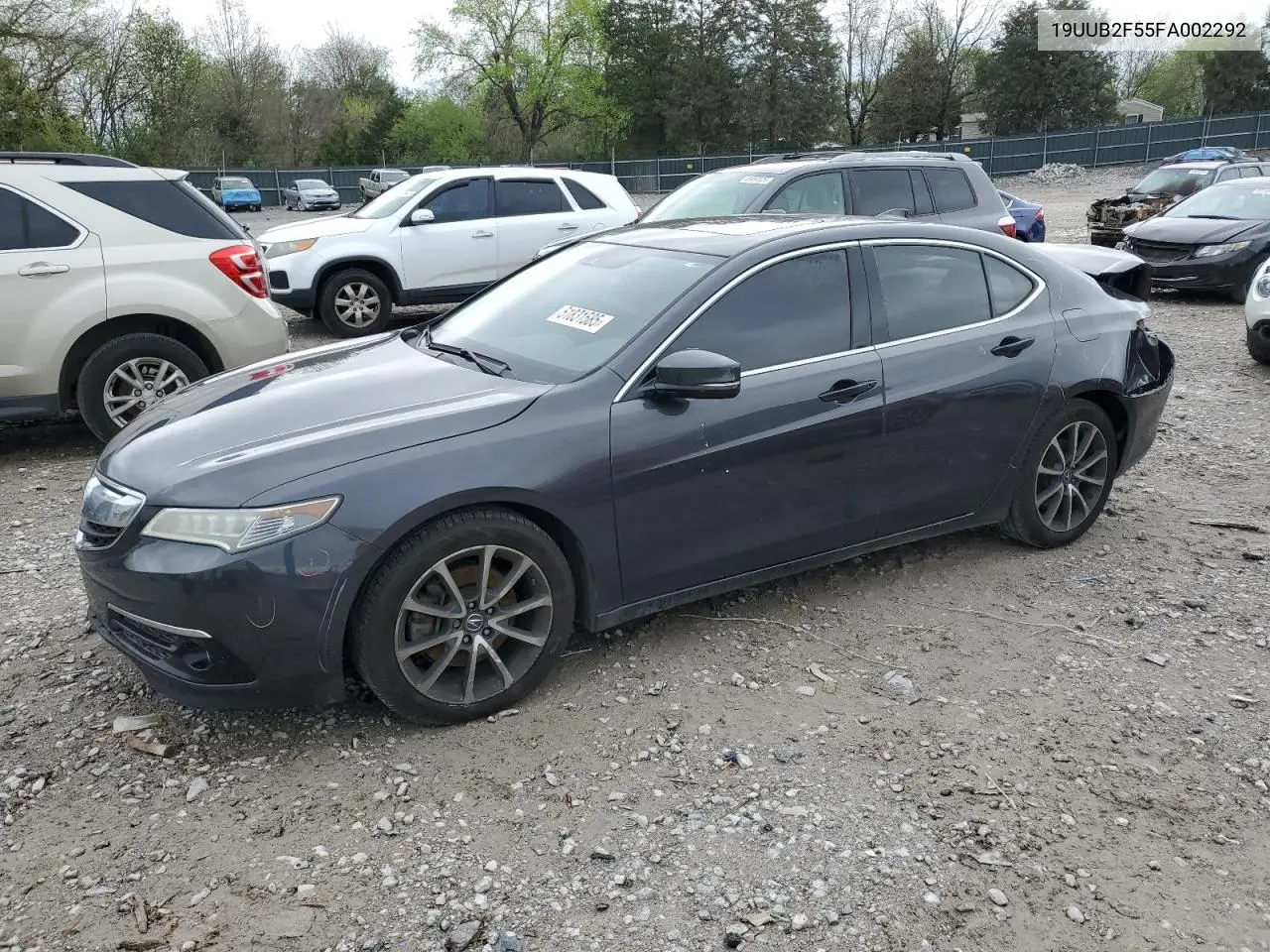 2015 Acura Tlx Tech VIN: 19UUB2F55FA002292 Lot: 51831585