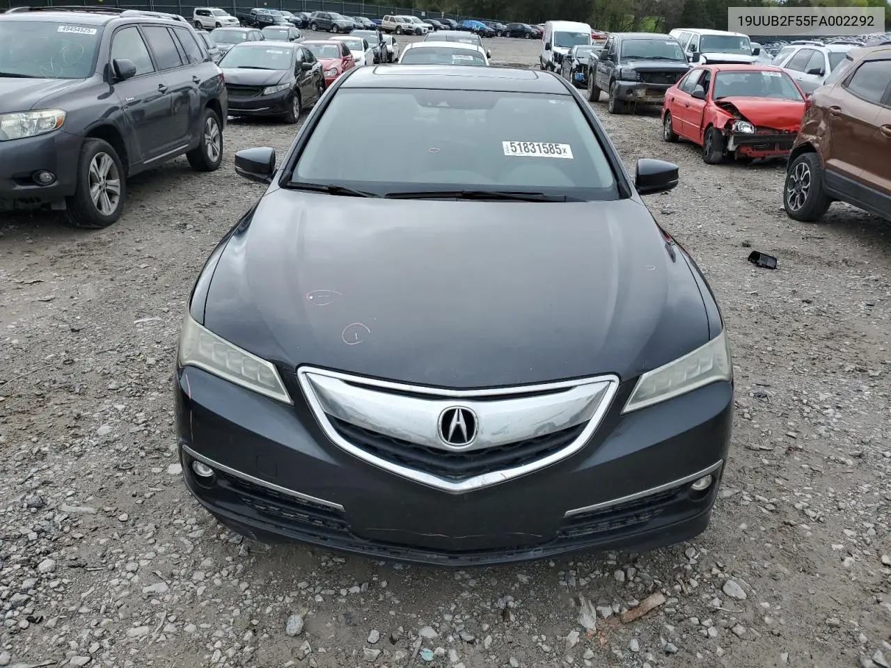 2015 Acura Tlx Tech VIN: 19UUB2F55FA002292 Lot: 51831585