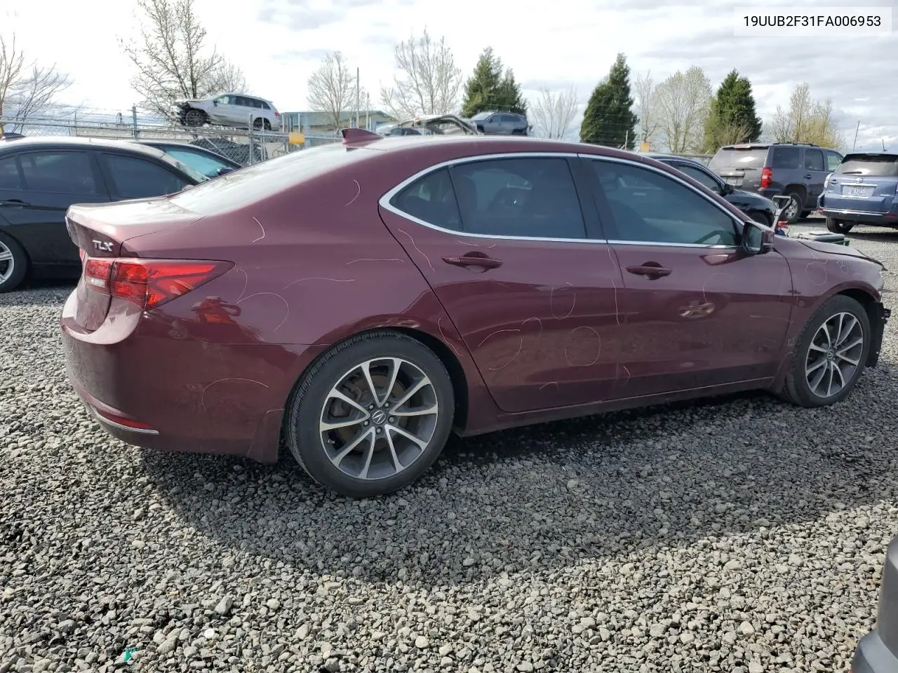 2015 Acura Tlx VIN: 19UUB2F31FA006953 Lot: 52447945