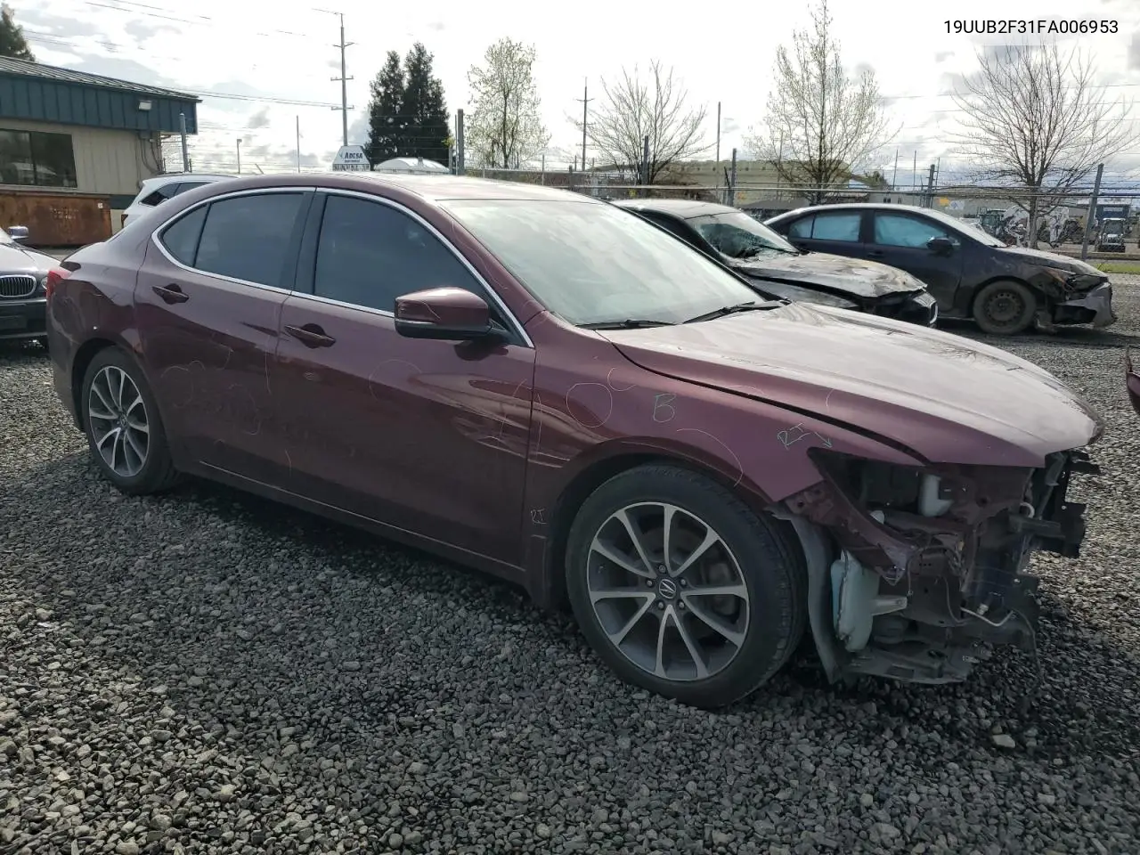 2015 Acura Tlx VIN: 19UUB2F31FA006953 Lot: 52447945