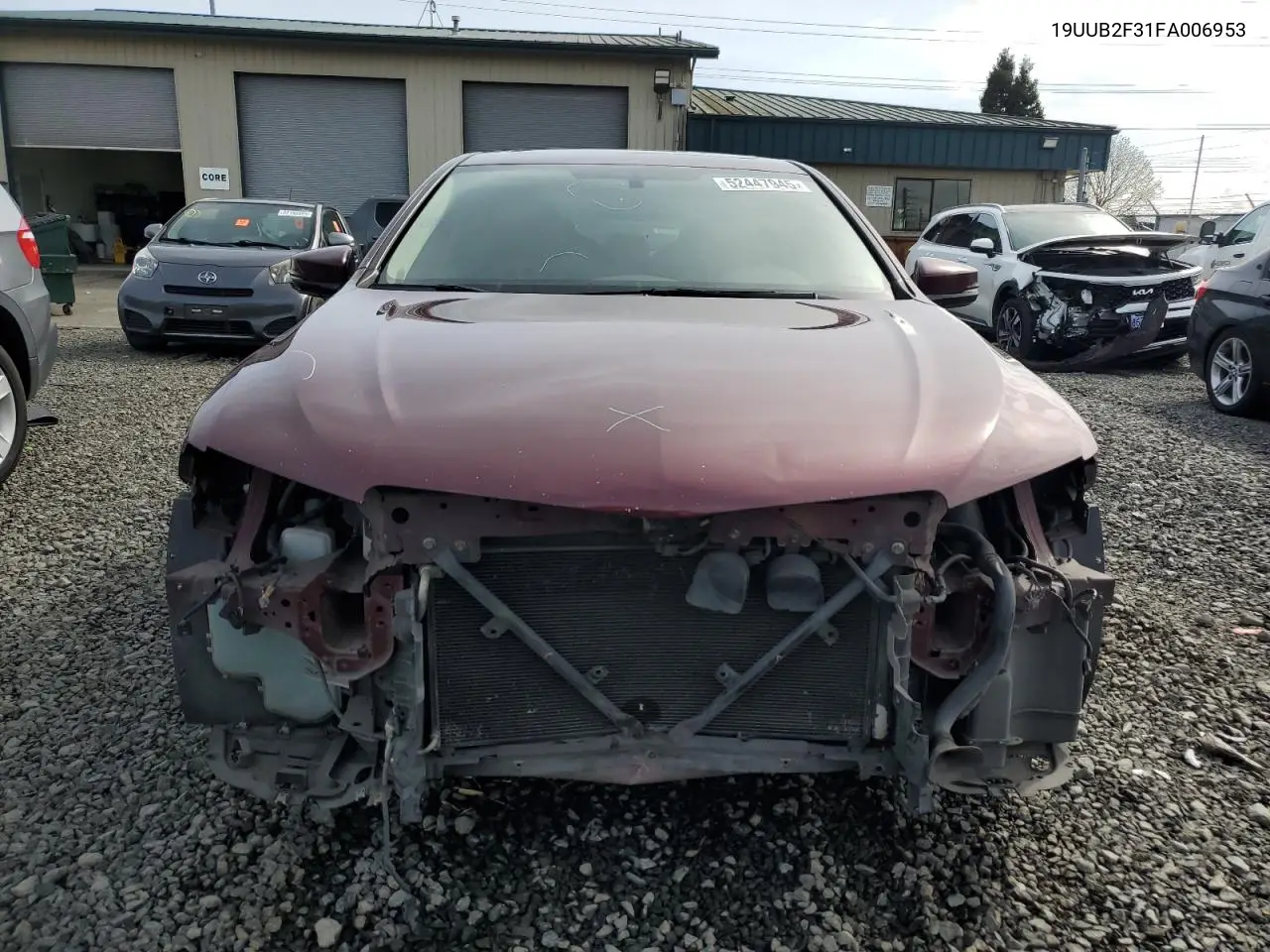 2015 Acura Tlx VIN: 19UUB2F31FA006953 Lot: 52447945