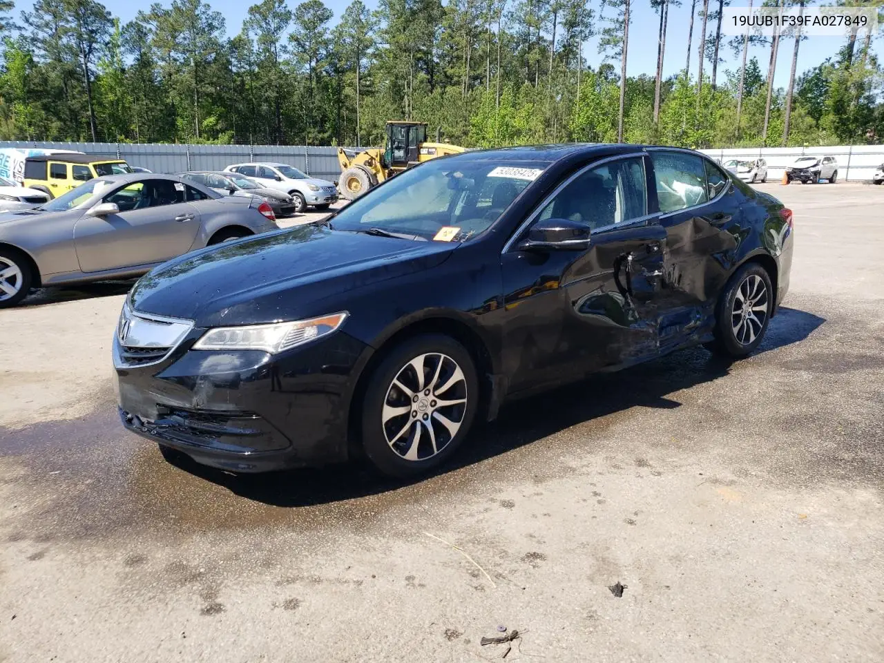 2015 Acura Tlx VIN: 19UUB1F39FA027849 Lot: 53038425