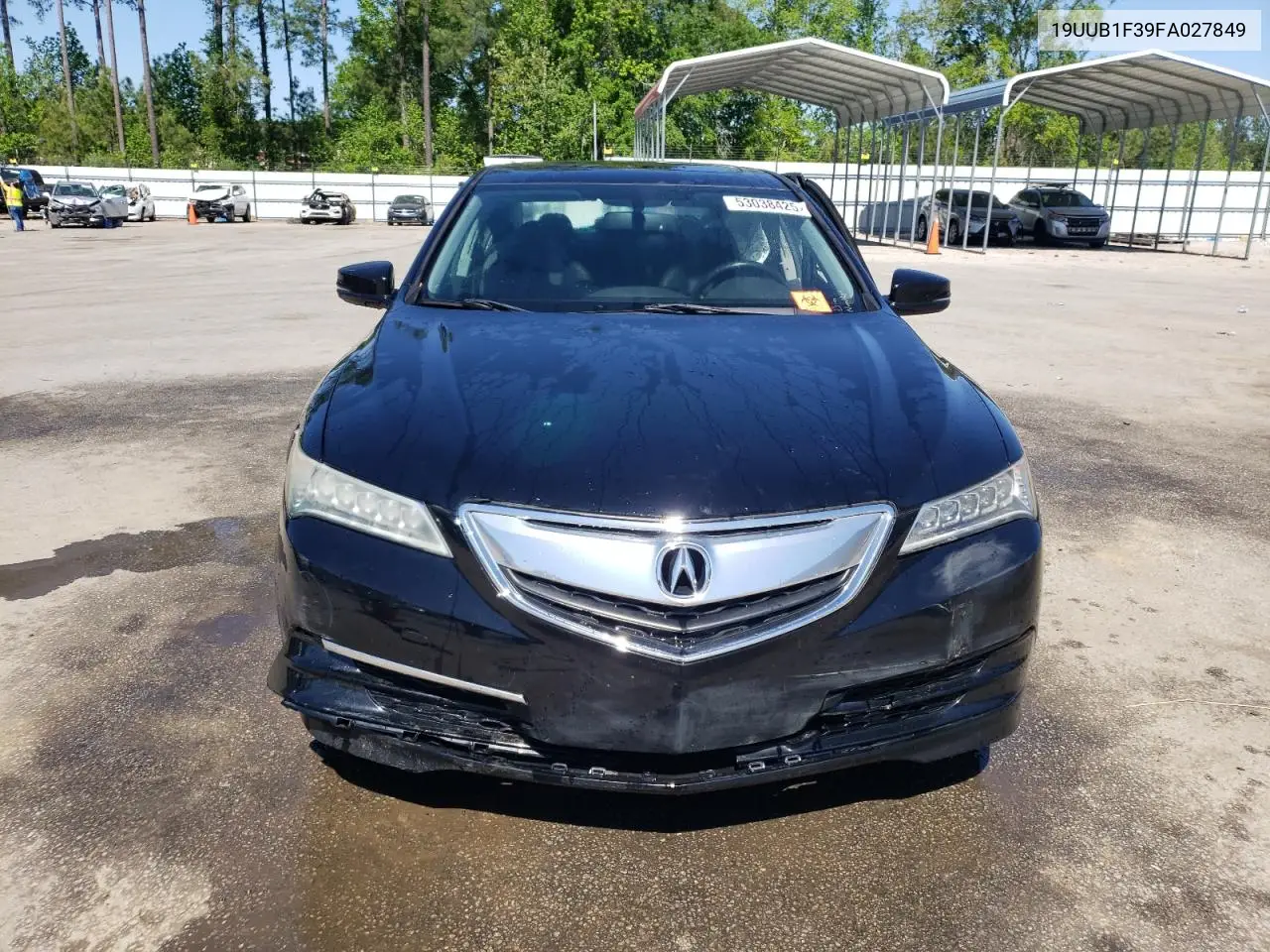 2015 Acura Tlx VIN: 19UUB1F39FA027849 Lot: 53038425
