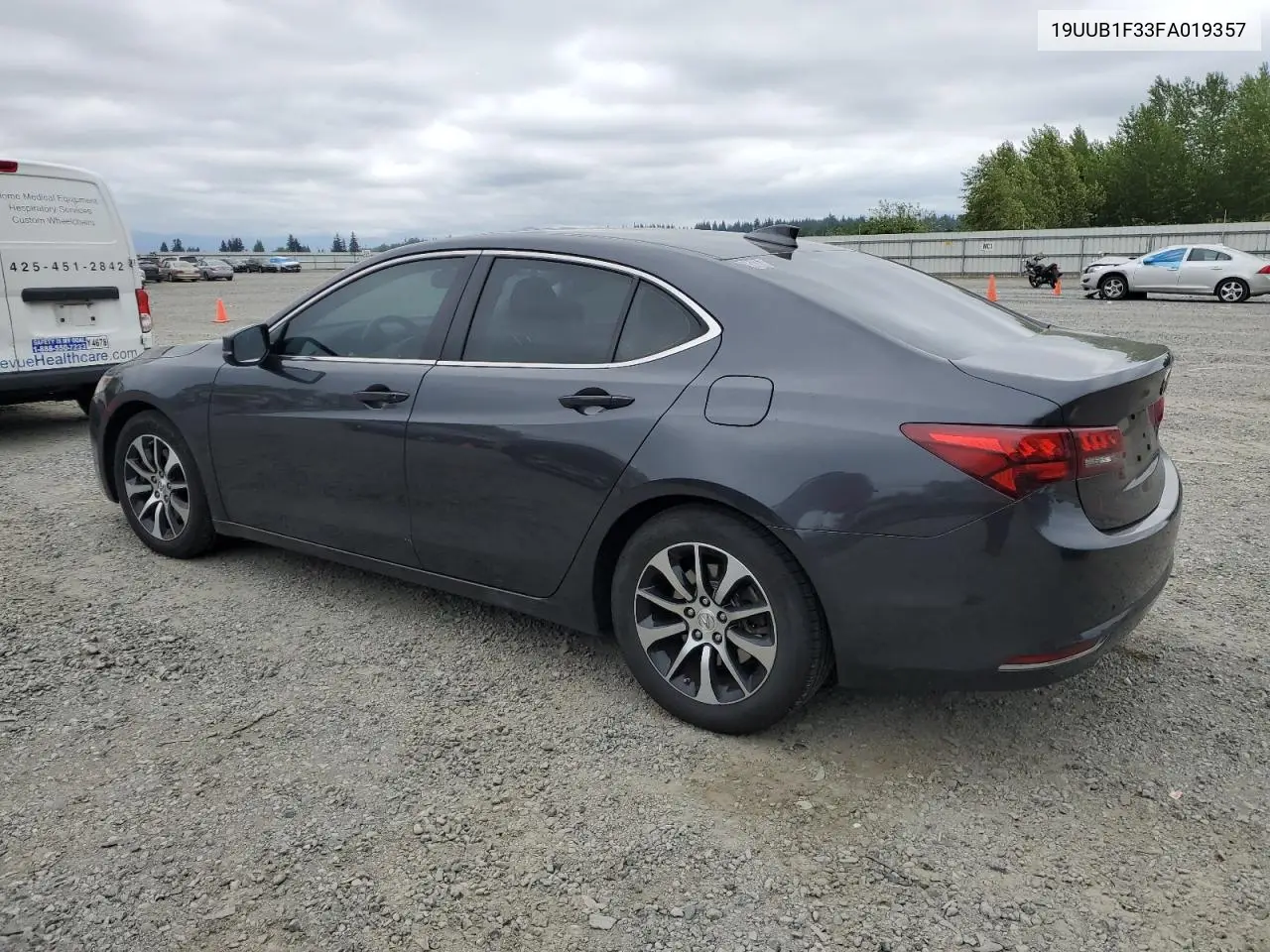 2015 Acura Tlx VIN: 19UUB1F33FA019357 Lot: 56738955