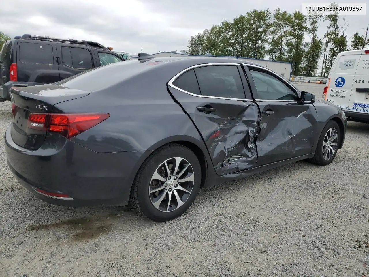 2015 Acura Tlx VIN: 19UUB1F33FA019357 Lot: 56738955