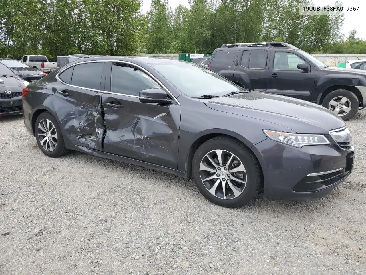 2015 Acura Tlx VIN: 19UUB1F33FA019357 Lot: 56738955