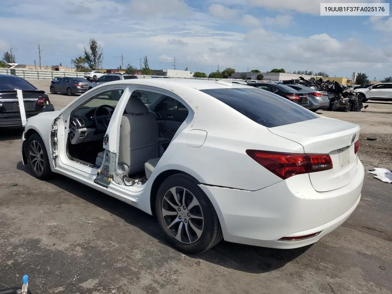 2015 Acura Tlx VIN: 19UUB1F37FA025176 Lot: 58983255