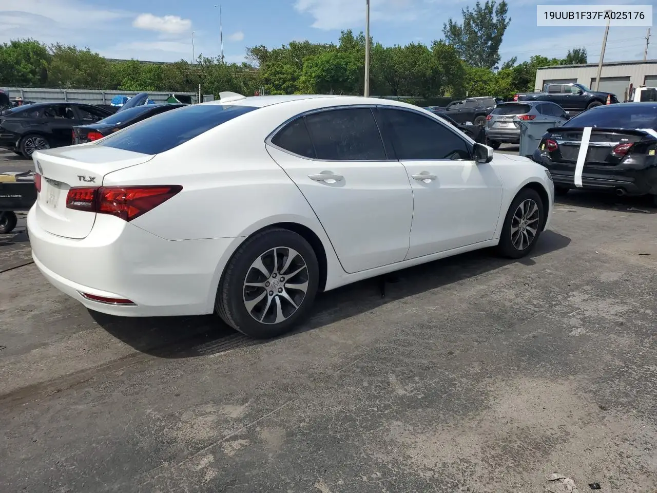 2015 Acura Tlx VIN: 19UUB1F37FA025176 Lot: 58983255