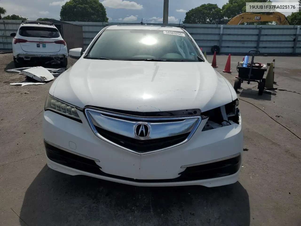 2015 Acura Tlx VIN: 19UUB1F37FA025176 Lot: 58983255