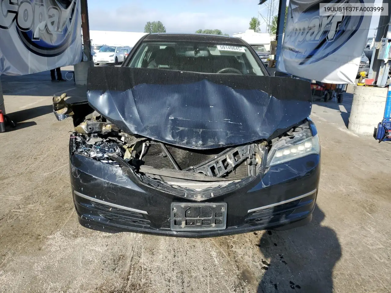 2015 Acura Tlx VIN: 19UUB1F37FA003999 Lot: 59149845