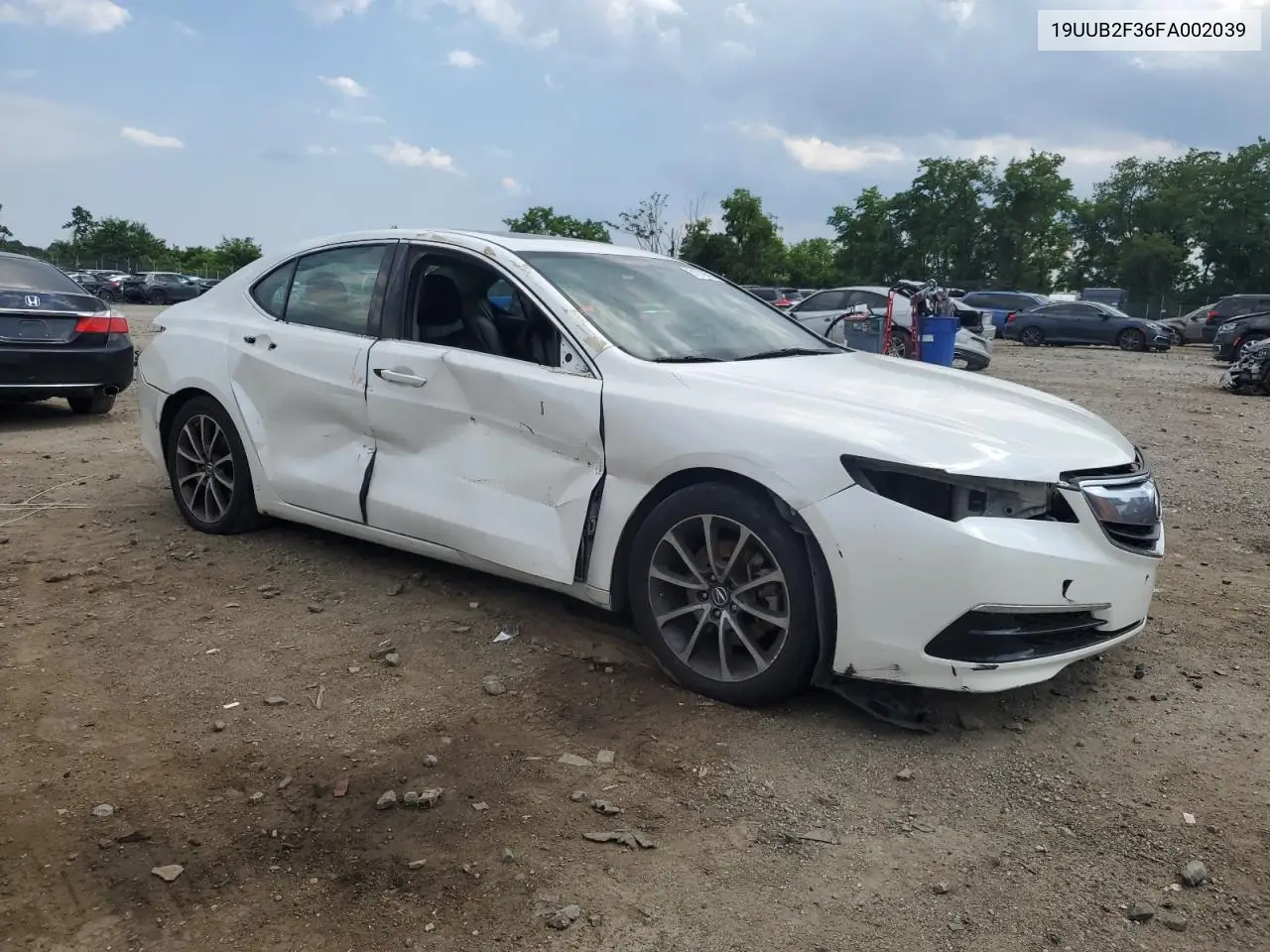 2015 Acura Tlx VIN: 19UUB2F36FA002039 Lot: 61819485