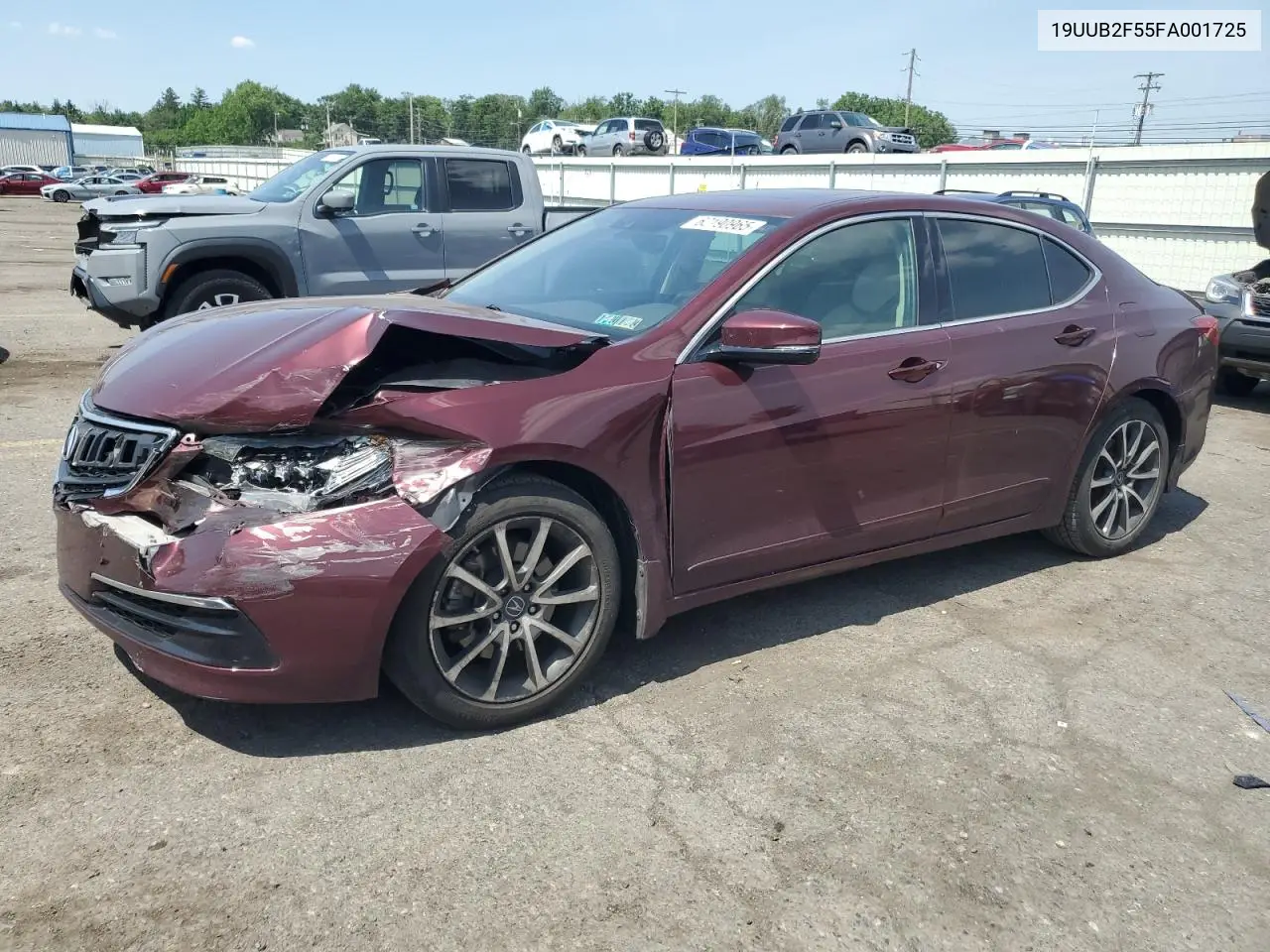 2015 Acura Tlx Tech VIN: 19UUB2F55FA001725 Lot: 62190965