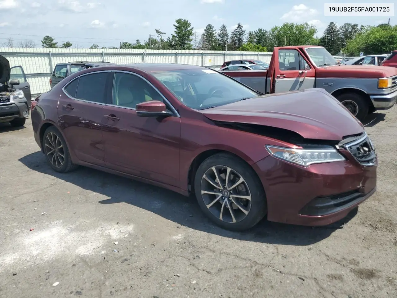 2015 Acura Tlx Tech VIN: 19UUB2F55FA001725 Lot: 62190965