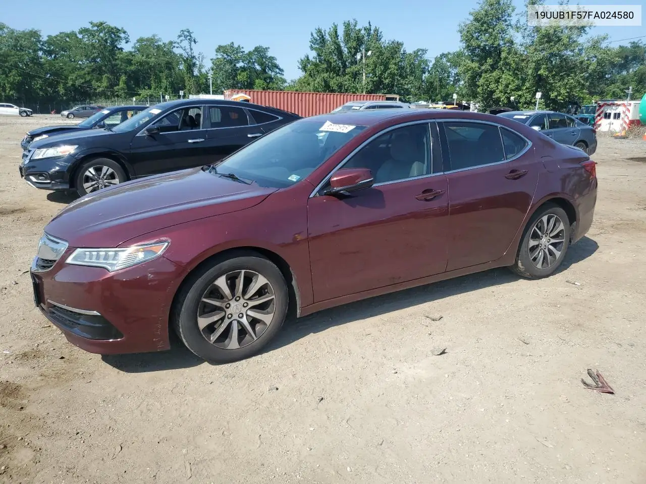 2015 Acura Tlx Tech VIN: 19UUB1F57FA024580 Lot: 62221915