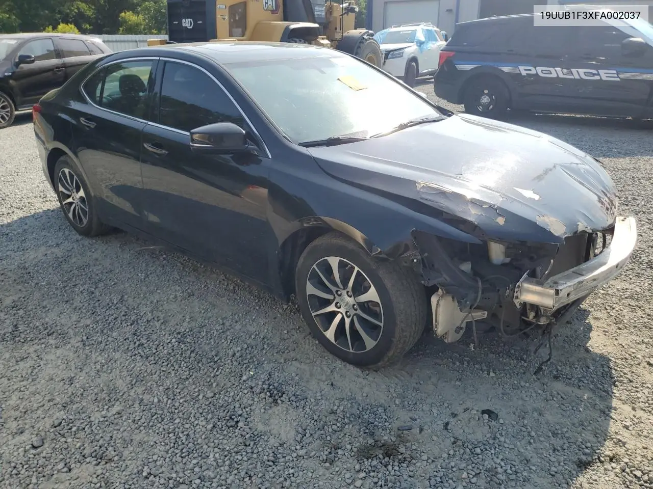 2015 Acura Tlx VIN: 19UUB1F3XFA002037 Lot: 62299405