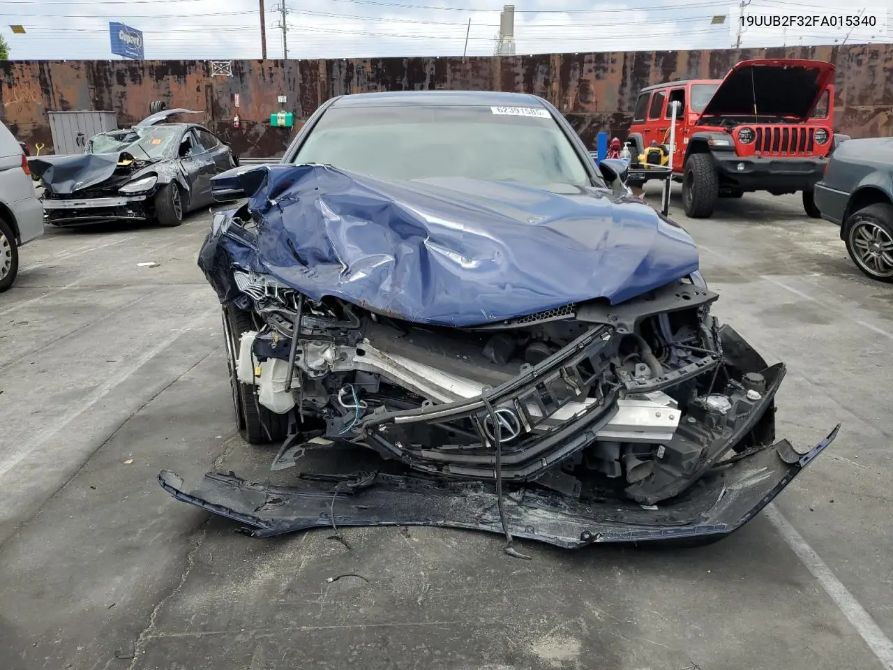 2015 Acura Tlx VIN: 19UUB2F32FA015340 Lot: 62391585