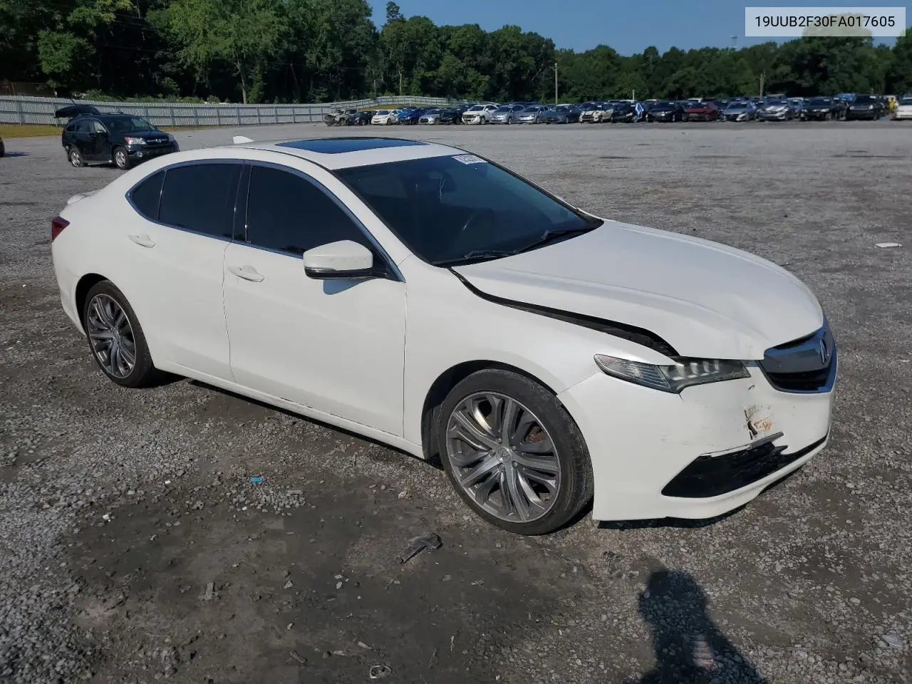 2015 Acura Tlx VIN: 19UUB2F30FA017605 Lot: 62522875