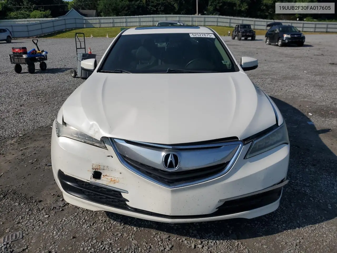 2015 Acura Tlx VIN: 19UUB2F30FA017605 Lot: 62522875