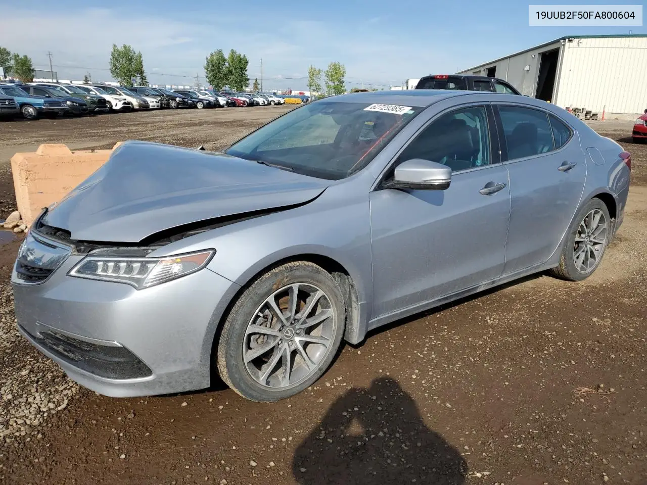 2015 Acura Tlx Tech VIN: 19UUB2F50FA800604 Lot: 62729385