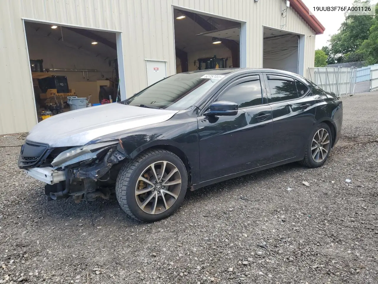 2015 Acura Tlx Advance VIN: 19UUB3F76FA001126 Lot: 62757465