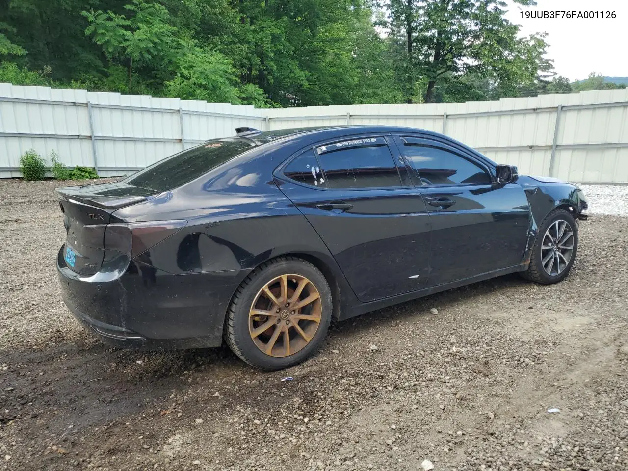 2015 Acura Tlx Advance VIN: 19UUB3F76FA001126 Lot: 62757465