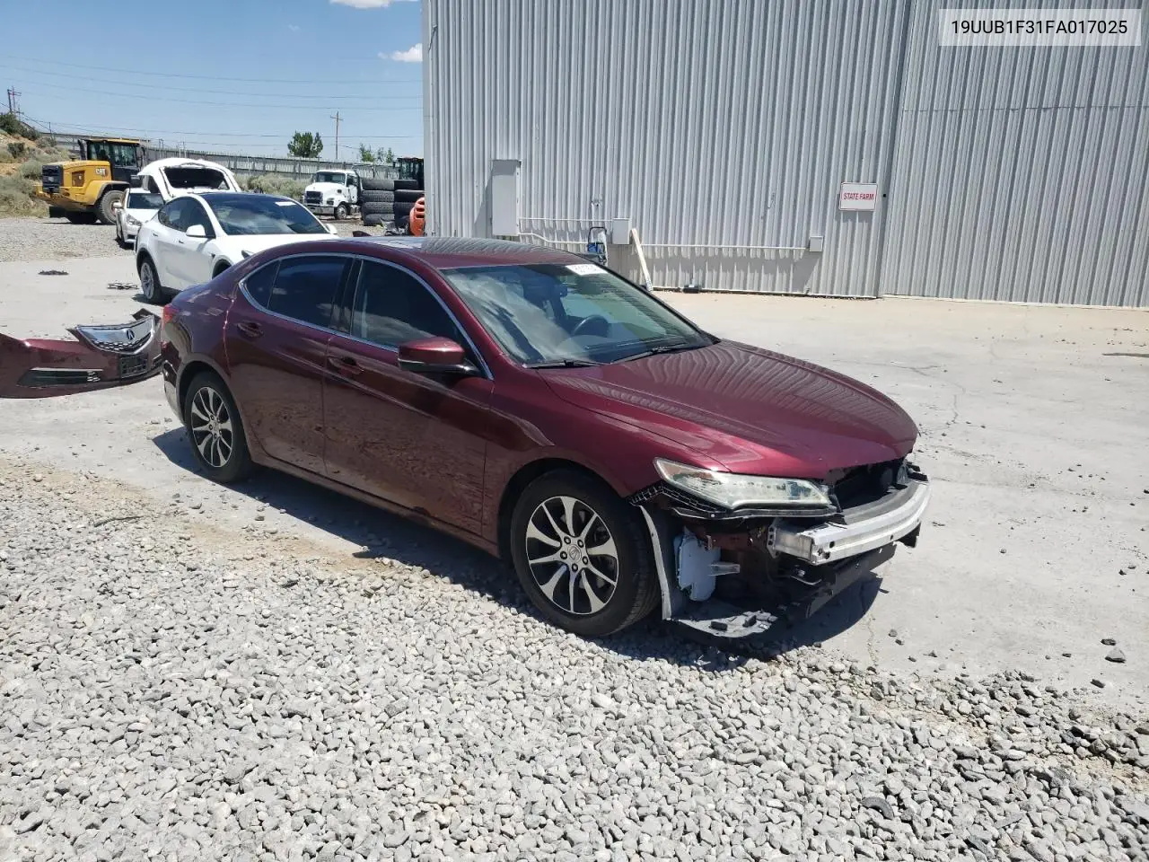 2015 Acura Tlx VIN: 19UUB1F31FA017025 Lot: 63112945