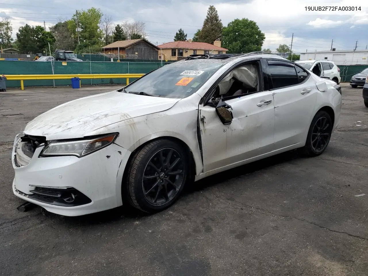 2015 Acura Tlx Advance VIN: 19UUB2F72FA003014 Lot: 66041745