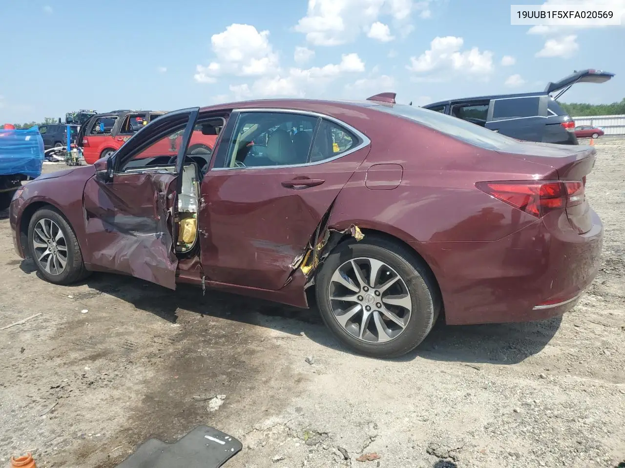 2015 Acura Tlx Tech VIN: 19UUB1F5XFA020569 Lot: 66091245