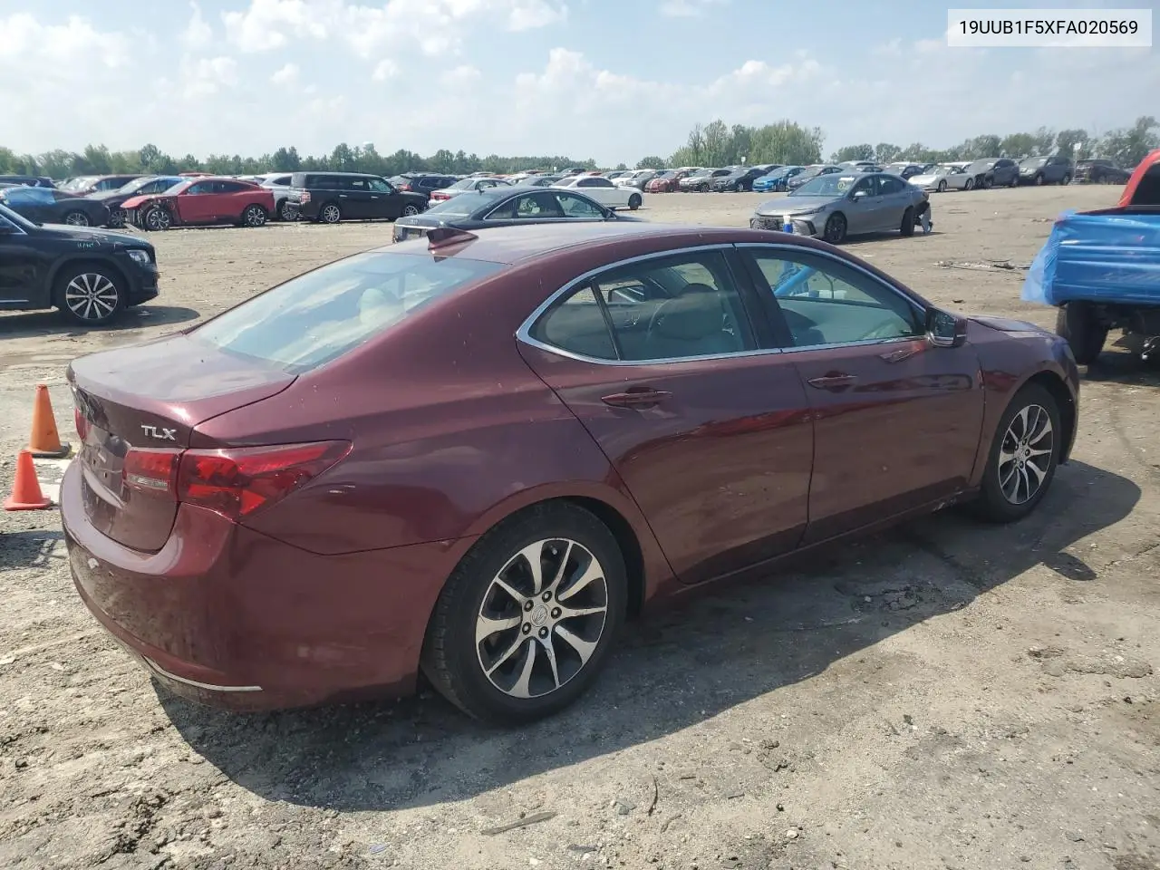 2015 Acura Tlx Tech VIN: 19UUB1F5XFA020569 Lot: 66091245