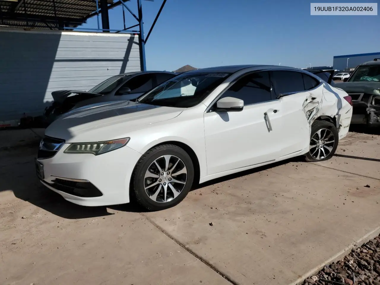 2016 Acura Tlx VIN: 19UUB1F32GA002406 Lot: 52129105