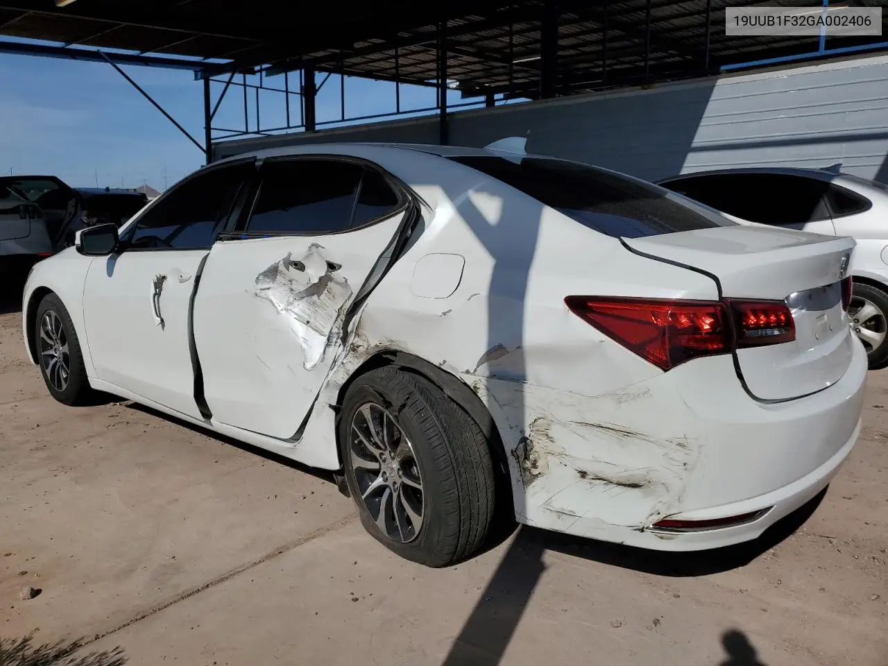 2016 Acura Tlx VIN: 19UUB1F32GA002406 Lot: 52129105