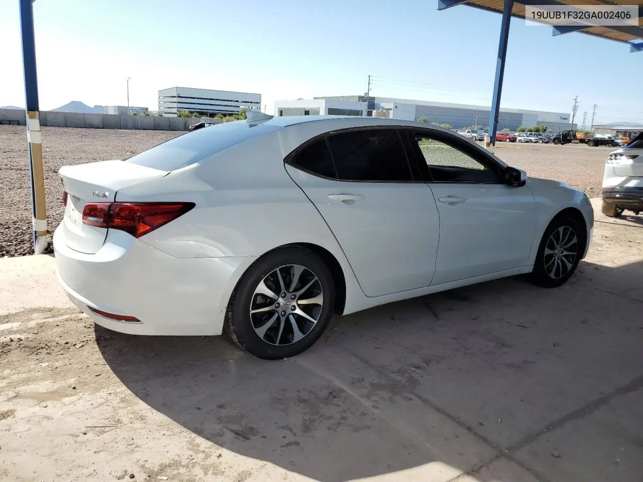 2016 Acura Tlx VIN: 19UUB1F32GA002406 Lot: 52129105