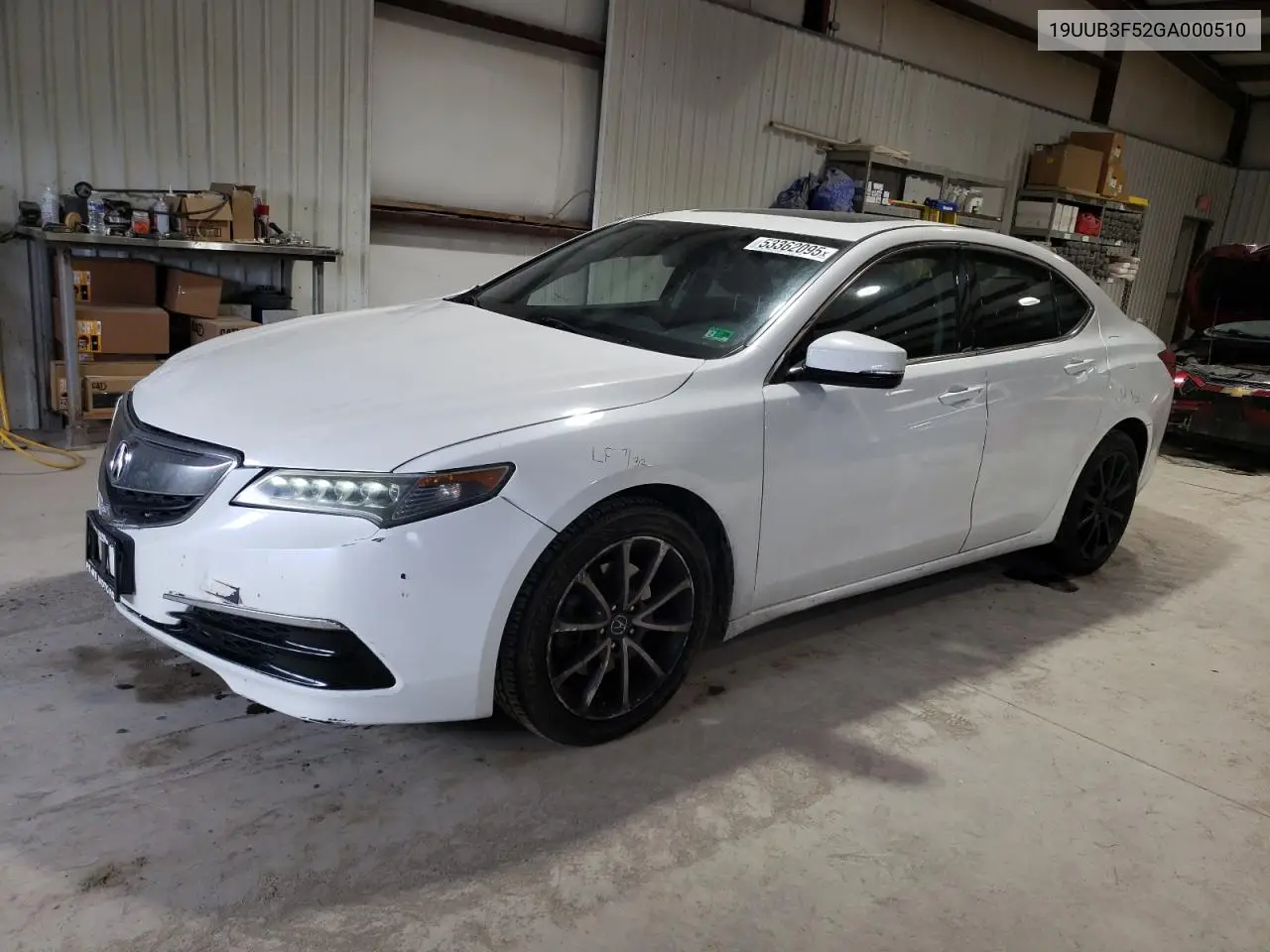 2016 Acura Tlx Tech VIN: 19UUB3F52GA000510 Lot: 53362095